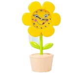 Reloj de Alarma Estéreo-Digital Mudo Flor Reloj despertador