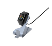 For Charge 5/6 Watch Holder Luxe Aluminum Alloy Second Generation Multi-Function Metal Seat Charger,Space Gray