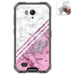 Tumundosmartphone Funda Gel Tpu para Ulefone Armor X6 diseño Mármol 03 Dibujos
