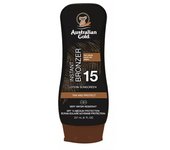 AUSTRALIAN GOLD WITH BRONZER LOCION BRONCEADORA SPF15 237 ML