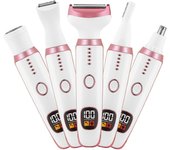 Nueva depiladora multifuncional recargable para mujer, afeitadora eléctrica, depiladora de vello nasal, recortadora de cejas, set para partes íntimas