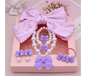 Kids Princess Cosplay Costume Plastic Crystal Tiara Snowflake Jewelry Necklace Earrings Kit Girl Elsa Anna Party Dress Accessory