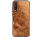 Tumundosmartphone Funda Gel Tpu para Xiaomi Mi 9 diseño Madera 04 Dibujos