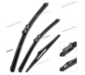  Wiper LHD Front & Rear Wiper Blades Set For Peugeot 308 T9 Hatchback 2014 - 2020 Windshield Windscreen Window 24"+18"+9"