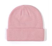 Gorro de invierno para bebé, gorro de punto cálido de invierno para niños, gorro suave y cálido para niños pequeños, gorras para niños y niñas,Gorro de Algodón Bebé(Rosa)