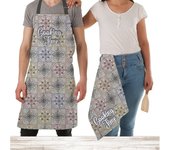 Juego Delantal y Paños Cocina Cooking Time Dhestia Home Comprar Juego Delantal y Paños de Cocina Cooking Time TC00049