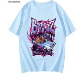 Bratz T Shirts Women Summer Street Oversized T-shirt Harajuku Y2k Tops Men Women Casual Cotton Short Sleeve Plus Size Tshirt