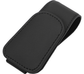 Montura magnética de cuero para gafas de sol, clip para gafas de coche, adecuado para gafas de diferentes tamaños