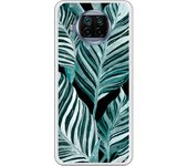 Funda compatible con Xiaomi Mi 10T Lite - Be Unique Funda Gel helechos fondo negro