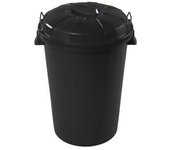 COSHANO Cubo de basura con tapa 100 litros basurero asas de presión