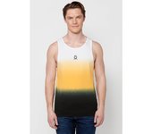 Koroshi Camiseta de tirantes sin mangas, de algodon, degradado de colores para hombre | Ropa Casual