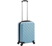 vidaXL Maleta con Ruedas Trolley Rígida ABS Accesorios Transporte Viajes Color Azul,  Negro,  Plateado y mas