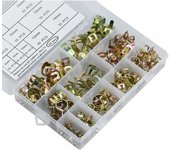 100 Pack Manguera Clip De Resorte, 6-22mm Abrazaderas De Manguera De Gasolina Abrazaderas De Clip De Manguera De Resorte Abrazadera Ajustable Para Fijar Manguera Y Mangueras