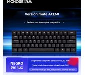 ACE68 MCHOSE ACE60 Pro Magnetic Mechanical Keyboard Wired for Gaming 0.01mm RapidTrigg 8000Hz SOCD/Rs 0.125ms 128K Sampling Rate