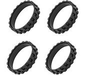 Front Wheel TiresSkin Parts For IRobot Roomba I7 E5 E6 500 600 700 800 900 Series Anti-Slip iRobot Roomba Cleaner Parts