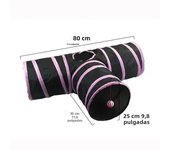 Wear-resistant Cat Play Tunnel Foldable Pet Animal Tunnels with Crinkle Playing Toy for Cats Guinea Pig Rabbits Funny Cat Supply