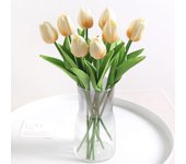 10/20PCS Simulate Handmade Tulip Bouquet Wedding Flower Arrangement Home Decoration