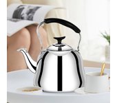 Stainless Steel Whistling Teakettle Fast Heating Base Large Capacity Water Kettles Thickened Gas Stove Induction Cooker