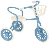 1:12 Miniature Artificial Iron Tricycle Suitable for Bjd Ob11 Doll House Home Furnishings