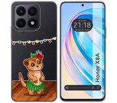 Funda Silicona Transparente para Huawei Honor X8a diseño Suricata Dibujos
