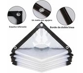transparent PE film tarpaulin, garden waterproof plant coverage, Patio rainproof cloth, greenhouse film tarpaulin