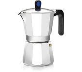 CAFETERA ITALIANA DE INDUCCIÓN MONIX INDUCTION EXPRES / 9 TAZAS / COLOR PLATA / ALUMINIO