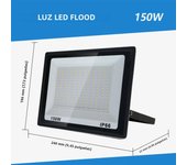 LED Flood Light IP66 Waterproof AC220V 10W 20W 30W 50W 100W 150W 200W 300W Spotlight Garden Street Gate Wall Floodlights Outdoor