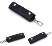 Men Housekeeper Genuine Leather Keychain Key Holder Fashion Portable Zipper Key Pouch Bag Multifunctional Organizer Pouch