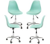 Pack 4 Sillas Dami Office - Celadón