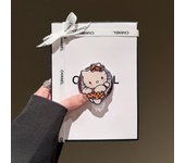 Cute Sanrio Hello Kitty For Magsafe Magnetic Leopard Print Phone Griptok Stand For iPhone Foldable Wireless Charging Case Holder