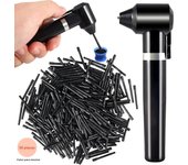 Ink Mixer Machine Kit, Pigment Mixer Machine with 50pcs Mixing Sticks Eyebrow Color Makeup Ink Pigment Electric Agitator Machin