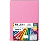 Fieltro para Manualidades, Fieltro de Colores, Suave y Flexible, Material para Costura, Telas Patchwork, Ideal para proyectos DIY, artesanía o decoración, 40x60cm - m-office (rosa claro, 10 uds)