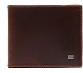 Cartera Salsa marrón piel detalle logotipo de hombre