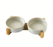 pet Cat Bowl, Dog Bowl, Slow Food Bowl, Ceramic Medium sized Dog and Puppy Dog Anti Choking and Anti Overturning Bowl