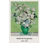 Van Gogh Sunflowers Oil Print - Impressionist Floral Wall Art Canvas Poster for Home Decor