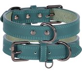 Leather Dog Collar Durable Pet Dog Collars Necklace Adjustable Necalaces for Small Medium Large Dogs French Bulldog  Pitbull