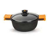 CACEROLA ALTA BRA EFFICIENT 28CM TAPA CRISTAL (A270328)