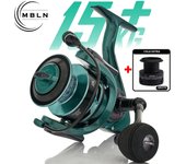 MBLN Brand,Double Spool,Spinning Fishing Reel,Alloy Spool&Handle&Gear,Steel Bearing&Screws,Anti-rust, Durable, Cost-effective
