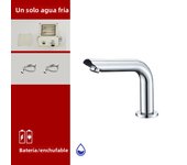 ELLEN  Sensor Basin Faucet Chrome Deck Mounted Automatic Inflated Water Mixer Tap Tall Sink Faucets ELS8870