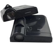 2 Pcs Logo Projector Cordless Car Door Light Punch-free Adhesive Car Brand Logo Projection Lamp Auto