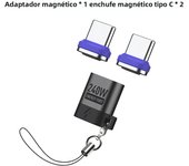 PD 240W USB C To Type C Magnetic Adapter 480 Mbps Data Transfer Fast Charging Magnet Converter For MacBook Air/Pro/Steam Deck