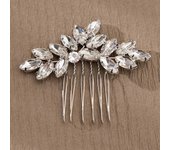 Fashion Shiny Imitation Silver Rhinestone Wedding Hair Combs Hair Bride Wedding Dress Accessories For Girl Gift Clip