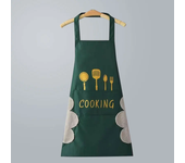 Apron Waterproof Oilproof Cooking Apron Kitchen Work Clothes Home Cooking Cleaning Men and Women Universal Sleeveless Apron