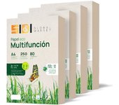Papel Reciclado, Papel din A4, Paquete de Folios A4 80gr, Papel para Fotocopias e Impresora, 250 Folios A4 100% Fabricado con Papel Reciclado · m-office (4 paquetes)