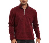 Men's Half Zipper Stand Collar Pullover Sweatshirts Long Sleeve Casual Jacket Coats Outdoor Streetwear Lightweight Tracksuit Men
