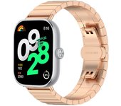 Metal Bands For Redmi Watch 4 Strap Stainless Steel Bracelet For Xiaomi Mi Band 8 9 pro Watchband Replaceable Business Correa