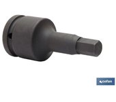 Vaso impacto 3/4 hexag. macho 27 mm
