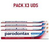 Parodontax  Pasta de Dientes Ayuda a Detener y Prevenir el Sangrado de Encías FRESCOR DIARIO  Pack 3x75 Ml