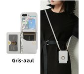 Crossbody Wallet with Card Holder Phone Case for Samsung Galaxy Z Flip 6 5 4 3 Flip6 Flip5 Flip4 Flip3 Leather Shockproof Cover