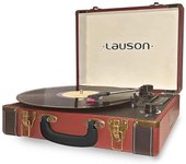 LAUSON CL605 Tocadiscos Bluetooth de Vinilo con Altavoces | Tocadiscos Maleta Vintage 3 velocidades | USB | Grabación de Vinilo | Entrada AUX RCA | Entrada para Auriculares